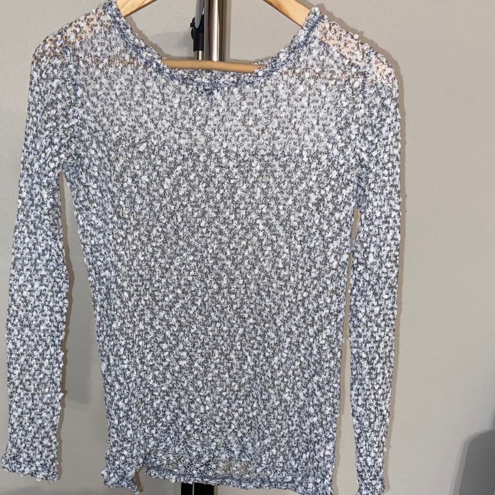 Aeropostale Long Sleeve Top - Gray